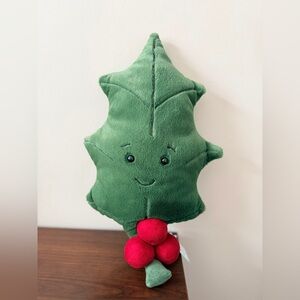 Jellycat woodland Holly leaf